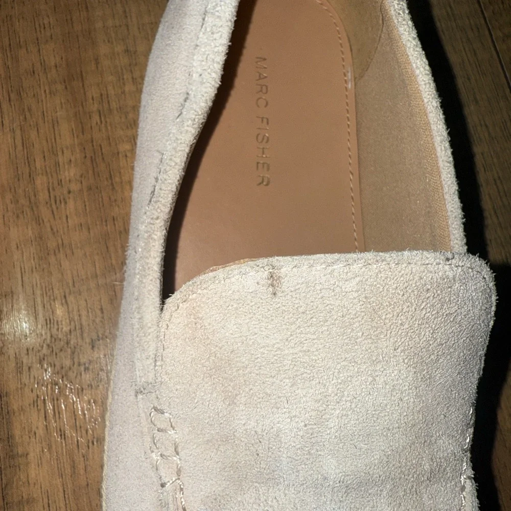 Cream loafers